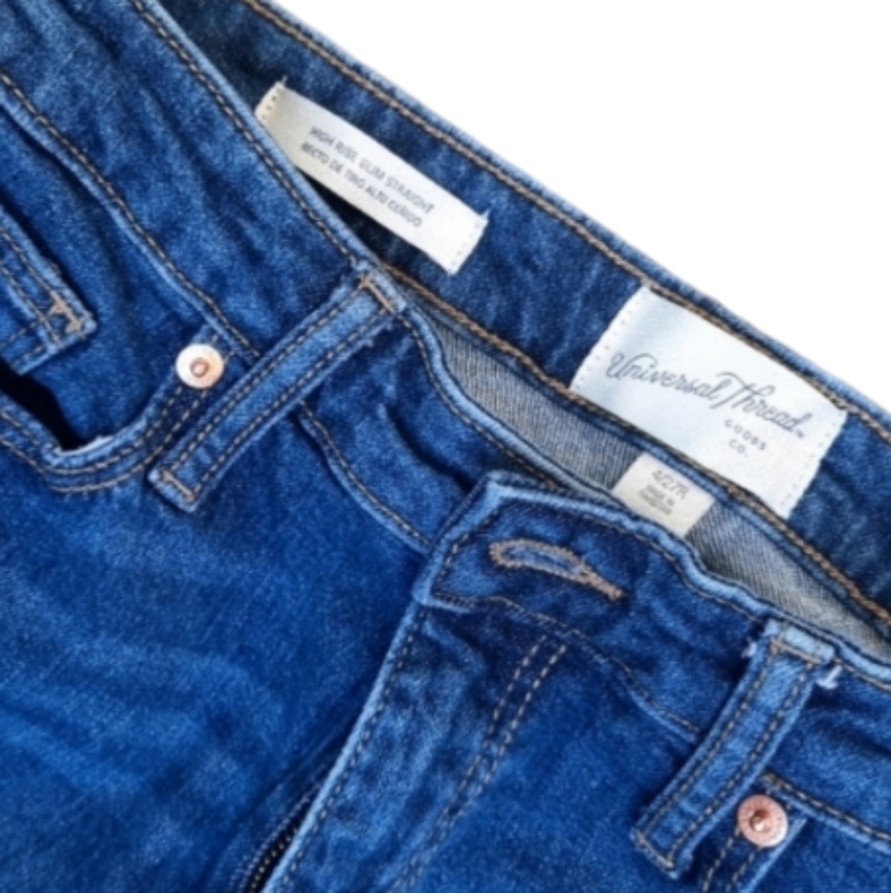 Universal Thread High Rise Slim Straight Jeans - Picture 2 of 3